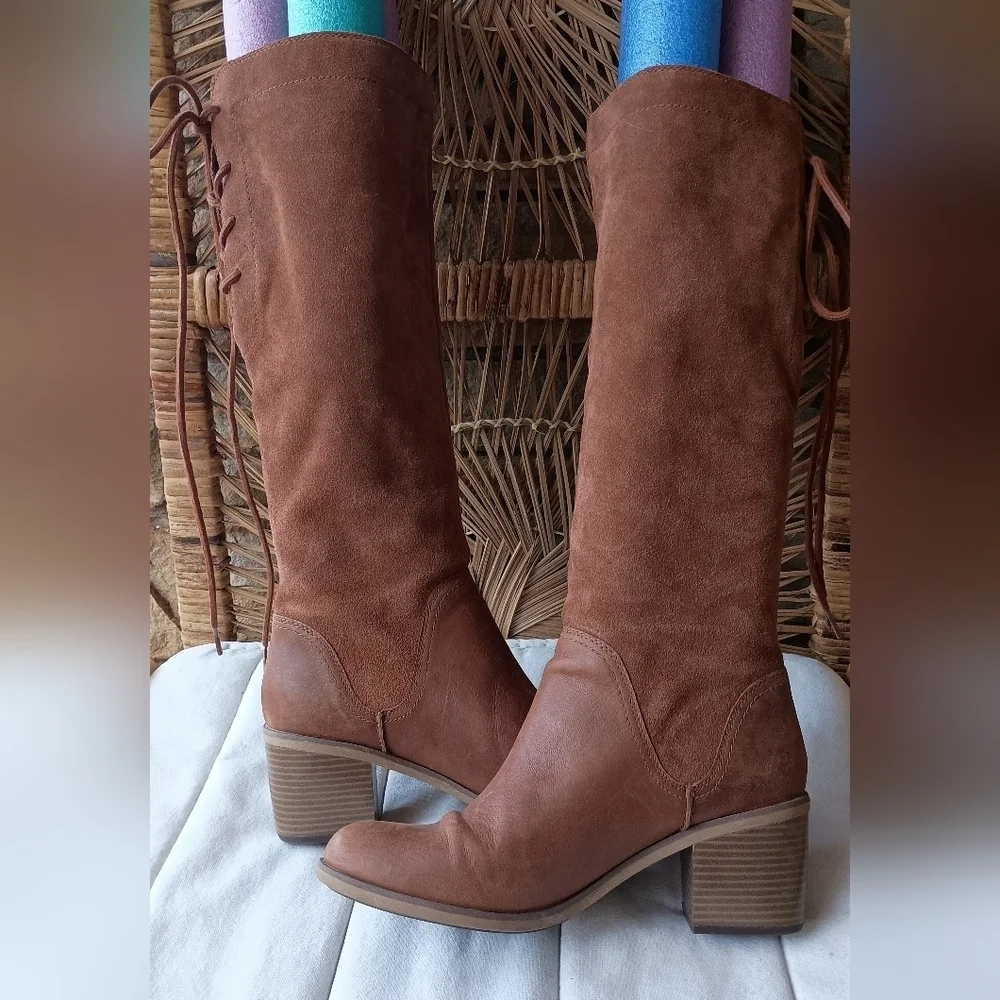 Timberland Women's Tan Over the Knee Boots_9